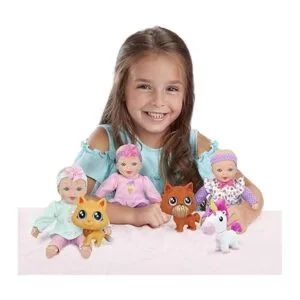 New Adventures Muñeca de bebé con mascotas Little Sweeties_2