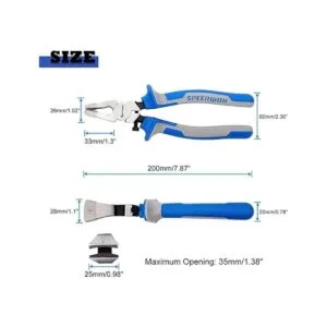SPEEDWOX Alicates de vidrio con puntas de goma para cortar