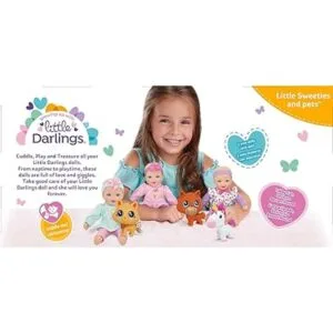 New Adventures Muñeca de bebé con mascotas Little Sweeties_3