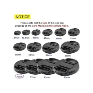 Tapa de lente de 2.835 in con Keeper para Sony E PZ_3