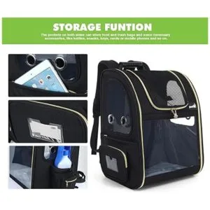 Pecute Mochila de transporte para mascotas mochila de_5