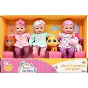 New Adventures Muñeca de bebé con mascotas Little Sweeties_1