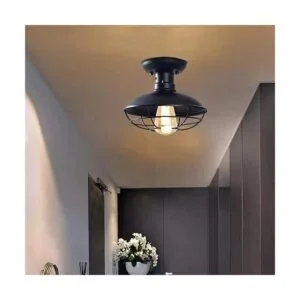 Lámpara de techo de montaje empotrado Easric Industrial