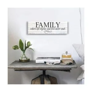 Kas Home Arte de pared en lienzo con frase inspiradora_3
