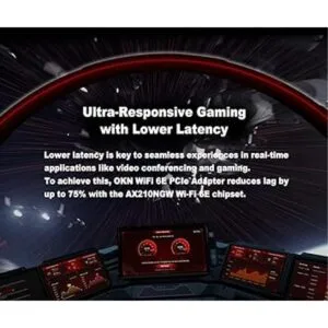 Tarjeta WiFi OKN WiFi 6 AX200 802.11AX PCIe con adaptador_2