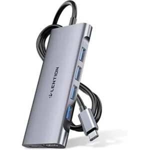 LENTION Hub multipuerto USB C de 3.3 pies de largo con_1