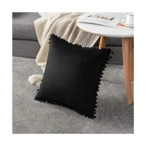 Dezene 2 fundas para cojín decorativo de terciopelo con