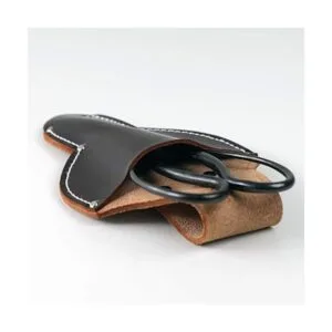 Hanafubuki Funda de piel para tijeras Bonsai fabricada_3