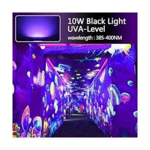 Lysed Luz negra de 10 W luz de inundación LED UV de alta