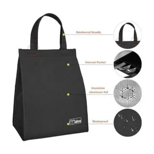 Ccidea Lonchera sencilla impermeable aislada bolsa_4