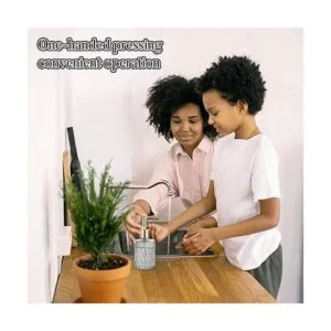 Retyion Dispensador de jabón multiusos fácil de limpiar_6