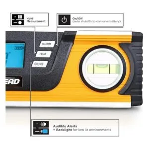 MOTORHEAD Nivel digital inteligente de 10 pulgadas de 0 a