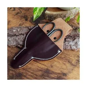 Hanafubuki Funda de piel para tijeras Bonsai fabricada_2