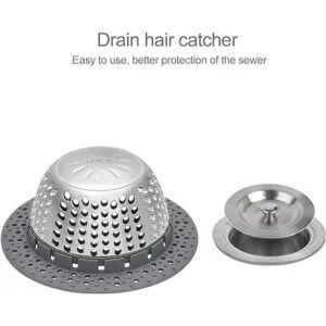 LEKEYE Colector de cabello para drenaje; protector de_2