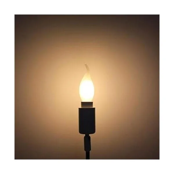 Lxcom Lighting Bombilla LED C35 para candelabro de 4 W