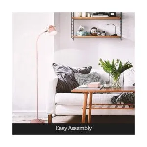 Brightech Zoey Lámpara para sala de estar lámpara de pie