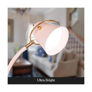 Brightech Zoey Lámpara para sala de estar lámpara de pie