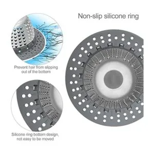 LEKEYE Colector de cabello para drenaje; protector de_5
