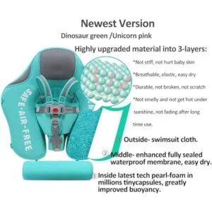 Flotador de natación para bebé no inflable con toldo_3