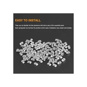 Powlankou 100 tuercas T de la serie 2020 tuerca de cierre_5