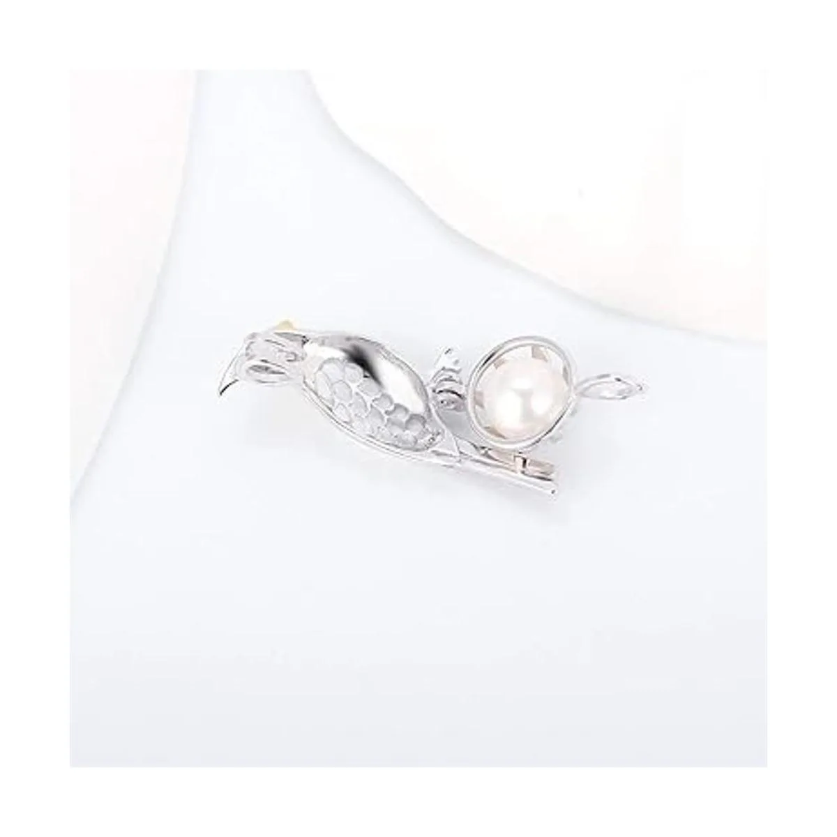 LGSY Colgantes de jaula de perlas de pájaro cardenal de