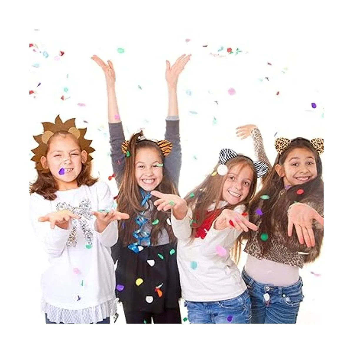 Jungle Safari Zoo Diademas de animales para fiesta de_5