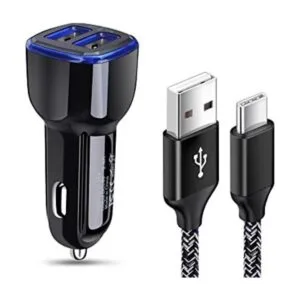 Cargador de teléfono C para coche adaptador de cargador_1