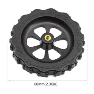 Befenybay 4 tuercas de nivelación de mano de 2.362 in de_2