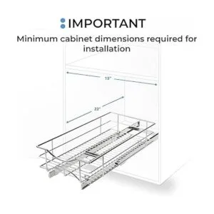 Home Zone Living Organizador de gabinete de cocina_4