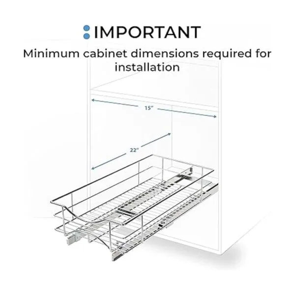 Home Zone Living Organizador de gabinete de cocina_4
