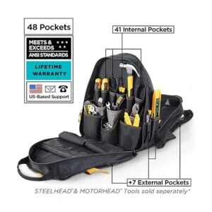 STEELHEAD Juego de herramientas con mochila