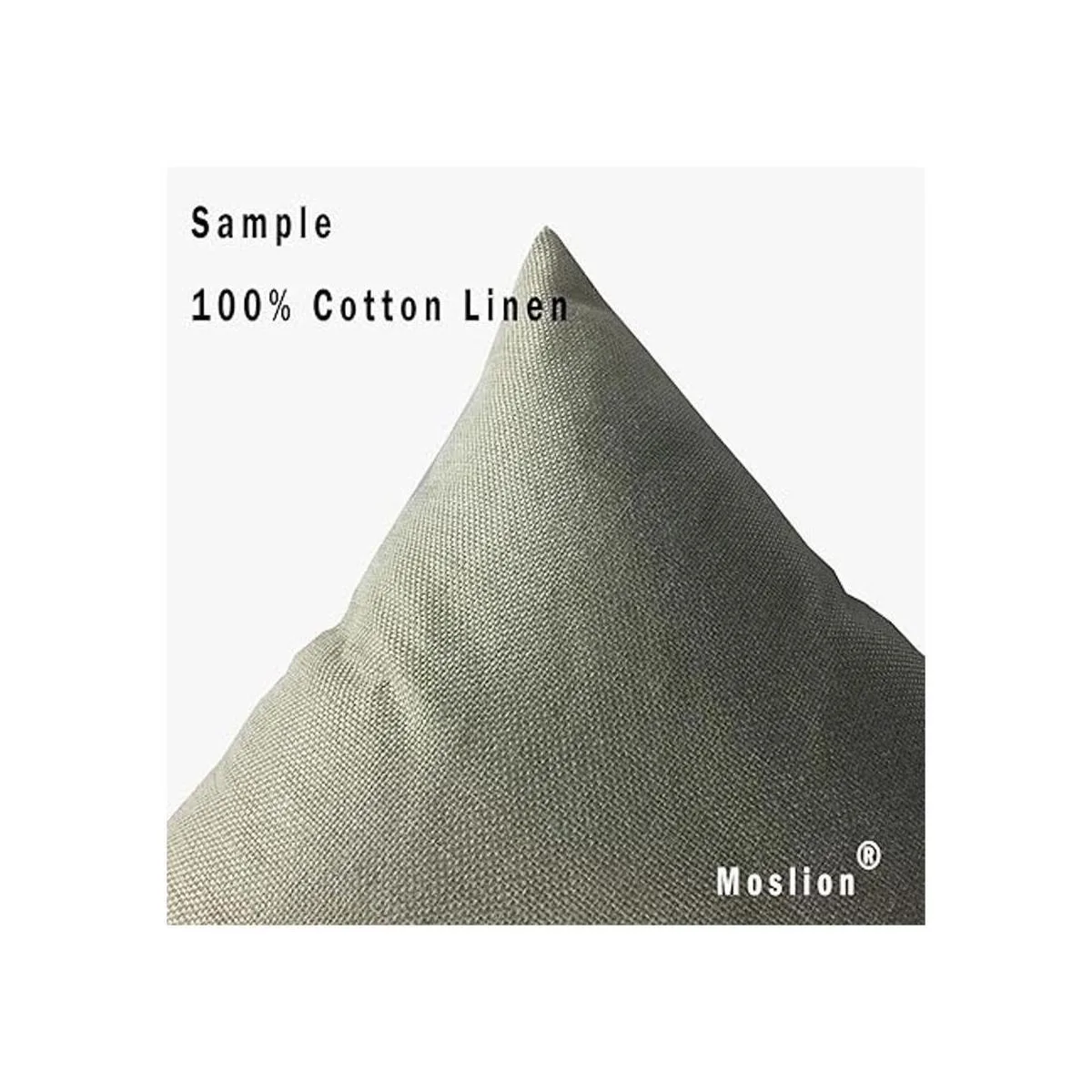 Moslion Funda de almohada con diseño de cuadros y cuadros