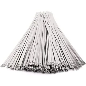 Kingrol 200 bridas de acero inoxidable autobloqueables con