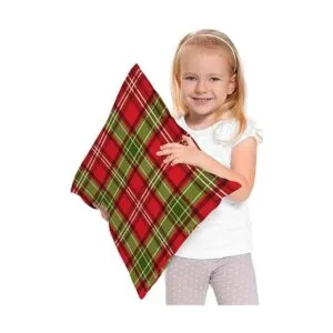 Moslion Funda de almohada con diseño de cuadros y cuadros