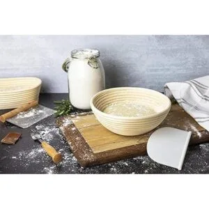 Juego de pruebas de Kook pan de masa madre 2 cestas de