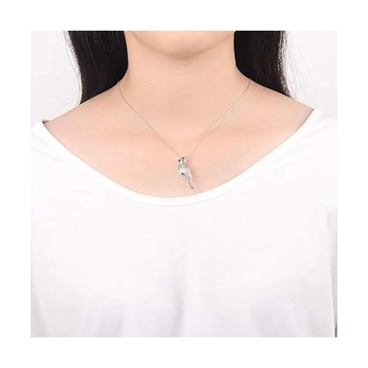 LGSY Colgantes de jaula de perlas de pájaro cardenal de