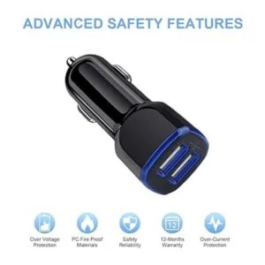 Cargador de teléfono C para coche adaptador de cargador_3