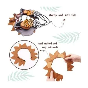 Jungle Safari Zoo Diademas de animales para fiesta de_4