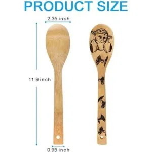 Cucharas de madera quemadas