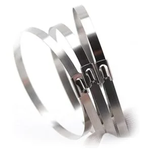 Kingrol 200 bridas de acero inoxidable autobloqueables con