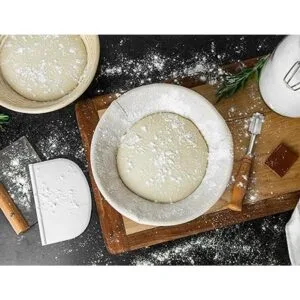 Juego de pruebas de Kook pan de masa madre 2 cestas de