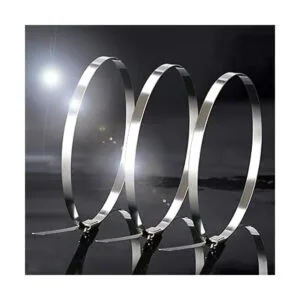Kingrol 200 bridas de acero inoxidable autobloqueables con