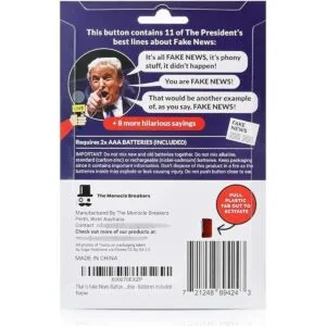 Botón de noticias falsas de Donald Trump 11 citas falsas_6