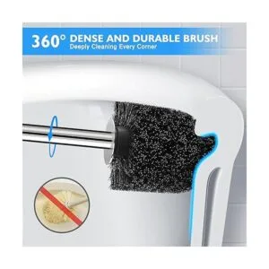 IXO Cepillo de inodoro y soporte para inodoro 2 unidades_3