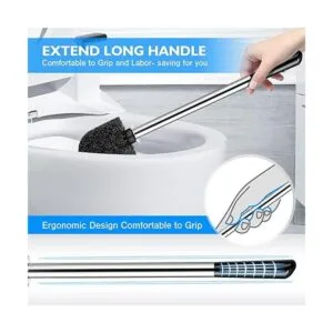 IXO Cepillo de inodoro y soporte para inodoro 2 unidades_4