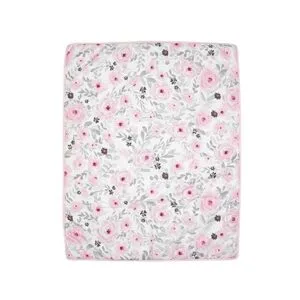 Bedtime Originals Juego de ropa de cama floral de 3 piezas_3
