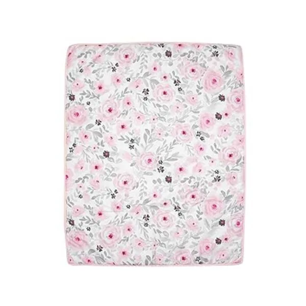 Bedtime Originals Juego de ropa de cama floral de 3 piezas_3