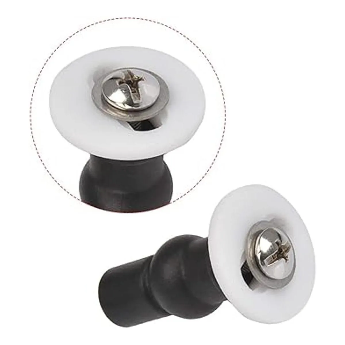 FOCCTS Juego de 4 tornillos de bisagras para asiento de