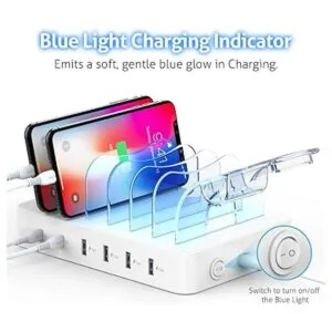 SooPii Estación de carga USBC de 6 puertos para múltiples_6