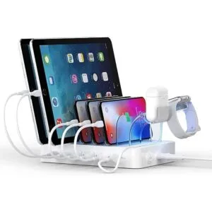 SooPii Estación de carga USBC de 6 puertos para múltiples_1